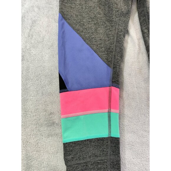 MTA Sport leggings Women's Medium Grey Color Block Fast Dry athletic leggings - Picture 7 of 12